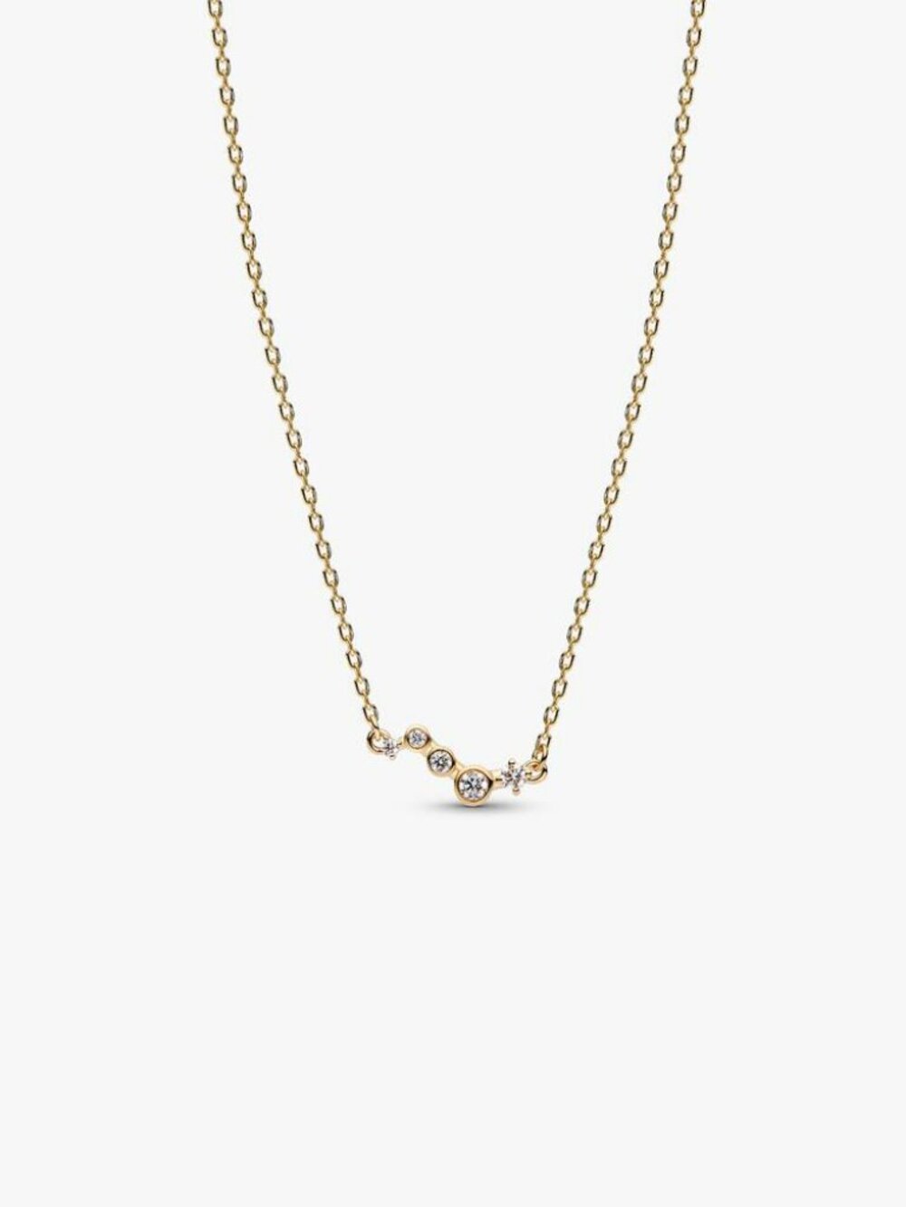 Pandora Era Lab-Grown Diamond Droplet Bar Necklace